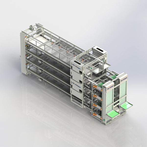 Quality Hot Galvanized 3 4 Tiers Layer Chicken Cage for sale
