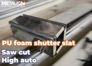 Gearbox Driven PU Foam Roll Shutter Door Machine Line With Heating
