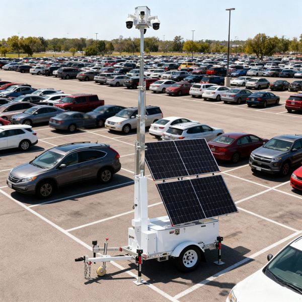 Affordable Solar Light Tower Working Temp -20℃~50℃ Integrated LED Lighting Event Venues Outdoor Light Tower