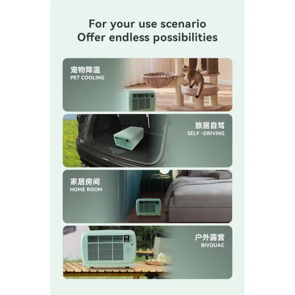 Energy Saving Mosquito Nets Piston Compressor Portable Air Cooler 12 Years Experience
