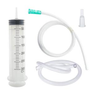Buy cheap 50ml 60ml 80ml 100 ml 150ml 200ml 250ml 300 ml 500ml plastic large syringe product