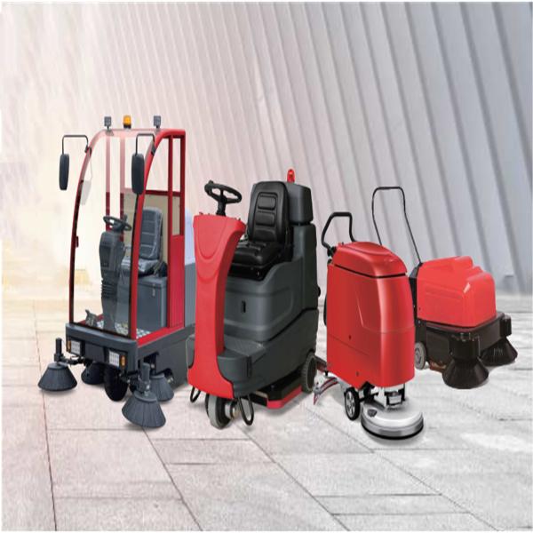 Hand Push Robot Floor Sweeper One Button Operation For Vacuum Cleaning