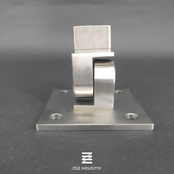 27mm Height Railing Post Base Custom Size Corrosion Resistance ISO9001