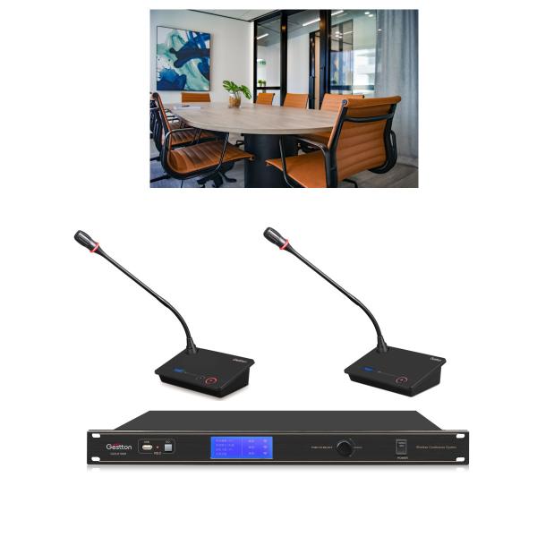 Quality Video Tracking Meeting Wireless Conferencing System PLL Synthesized for sale