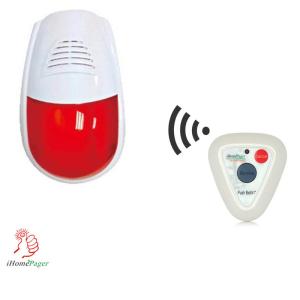 Buy cheap wireless alarm system call button pager and light sound device product