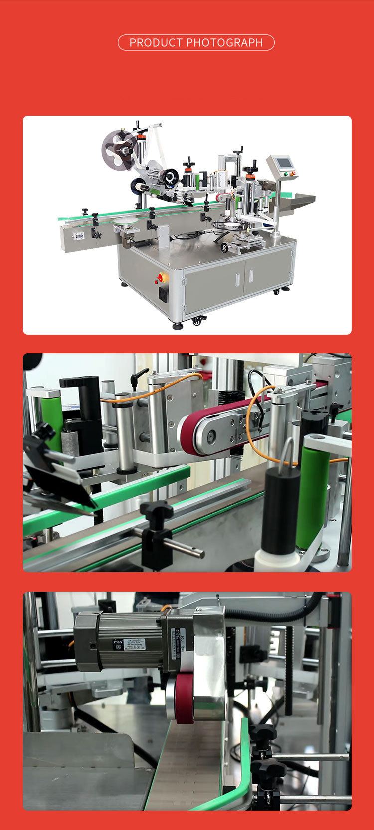 1000 per Month Capacity Self-adhesive Labeling Machine for Round/Flat/Square Bottles