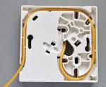 1 Port Fiber Optic Surface Box SC/APC Suitable for Indoor application unloaded