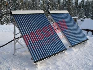 Multi Function U Pipe Solar Hot Water Collector For Low Temperature Area 18 Tubes