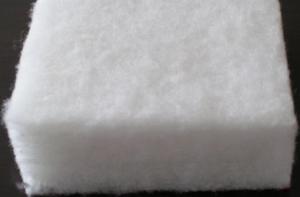 China Light Fluffy Polyester Fiber Wadding Home Textiles Garment Spray Bonded Wadding on sale