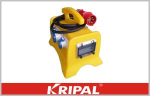 Buy cheap Yellow MCB RCD Electric Distribution Box Mobile Industrial Socket Box product