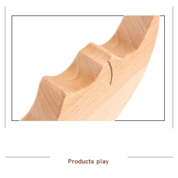 Montessori Moon Small Wooden Building Blocks Target Beech Balance