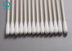 Cleanroom Disposable Cotton Cleaning Swabs With Smooth Pointed Head
