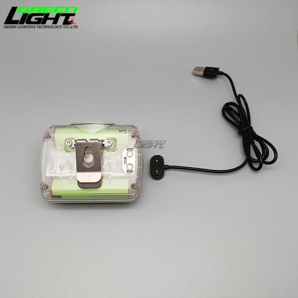 217g Mining Cordless Cap Lamp 480mA 15000Lux Safety Miner Work Light With Oled Display