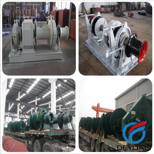 Deck Equipment Vertical Windlass , 20KN - 1000KN Boat Anchor Windlass