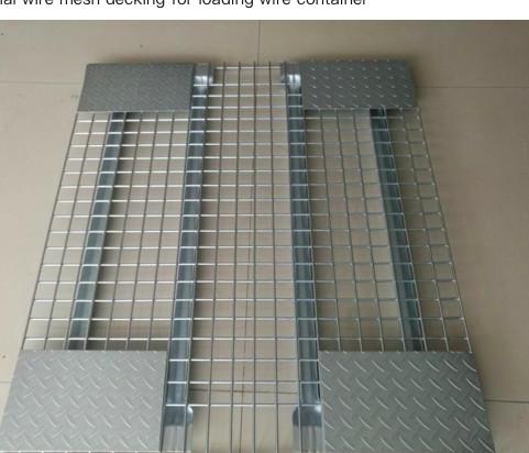 Quality Wire Mesh Tray Practical Heavy Duty Pallet Rack Wire Mesh Decking For Shelving for sale