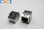 Tab Down Magnetic RJ45 Jack / Ethernet Magnetic Socket With Transformer