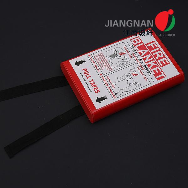 Quality Emergency Fire Blanket BSI & LPCB BS EN 1869 2019 Certified Fiberglass Fire Protection White Soft Bag/Hard Box for sale