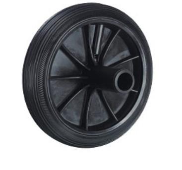 Quality OEM Trash Can Replacement 200mm Rubber Garbage Bin Wheel for sale