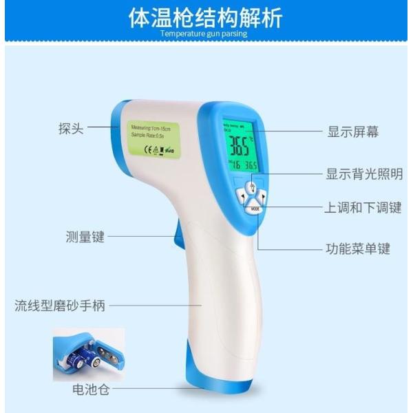 Non Contact Infrared Temperature Gun / Ir Thermometer Non Contact Forehead Thermometer