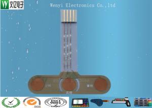 Buy cheap 3 Key FPC Capacitive Touch Circuit , Waterproof Flexible Membrane Switch Professional product