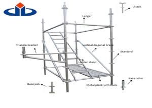 Buy cheap Durable Ring System Scaffold British Standard Scaffolding Easy Assembly product