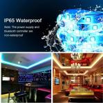 Adjustable Brightness RGBIC LED Light Strip With Music Sync Timer Customized