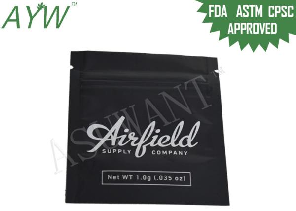 Quality Net Retail Marijuana Smell Proof Zipper Bags With Easy Tear Open Tabs for sale