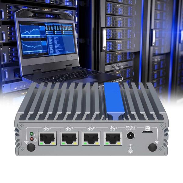 Quality 4 Ethernet Ports Mini Computer N100 Fanless Mini PC Pfsense for sale