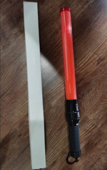 Battery Rechargeable Light Baton 54cm Flashing Baton With Whistle Wand Sticks