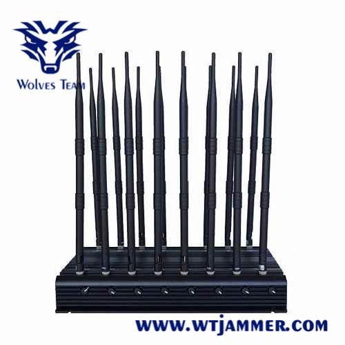 Quality 18 Antennas 60M All In One GPS WiFi Mobile Phone Signal Jammer for sale