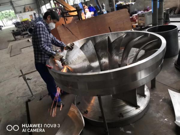 Quality 50Hz/60Hz Frequency Hydro Turbine Runner with Customized Blade Length for sale
