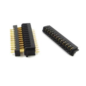 Compression Battery Pin Connector , Two Pin Battery Connector Vertical Mount Angle