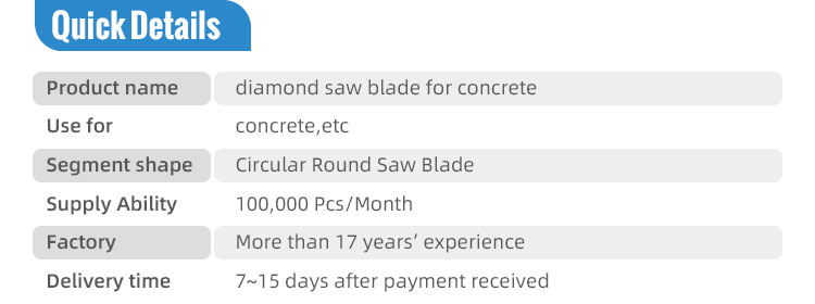 High Speed Diamond Tools for Stone Processing D350mm Segmented Diamond Saw Blade