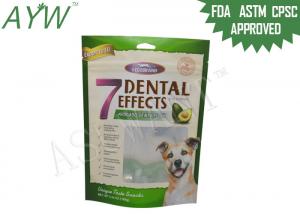 China Vivid Printing Pet Food Bag 160g For Avocado Dental Stick Packaging on sale