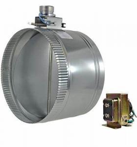 China Manual Air Vent Damper 6 Inch Normally Open 24 Volt on sale