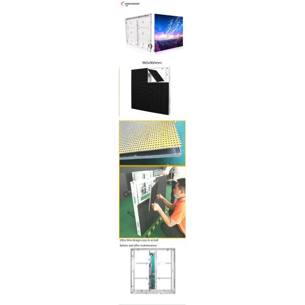 IP67 p10 outdoor led display 960*960mm Cabinet Common Cathode
