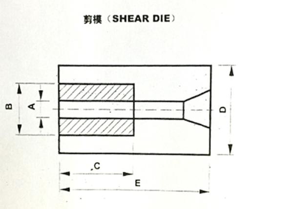 Quality Customized Size Cutting Shear Die 0.01 Tolerance With SKD61 / DIN1.2344 Shell for sale