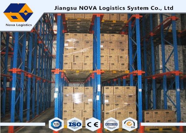 Quality Factory Warehouse Storage Drive In Pallet Racking With Corrosion Protection for sale