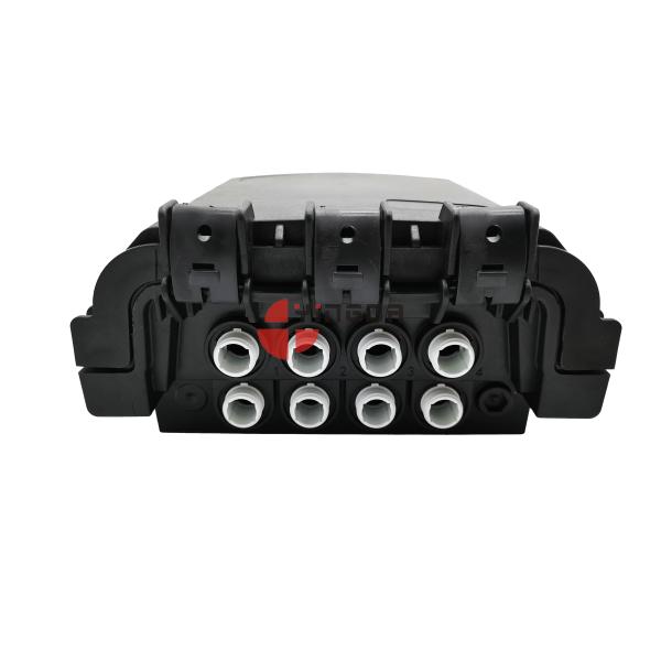 36 Cores 2 In 2out Inline Fiber Optic Cable Joint Box Pole Mount 1x8 Splitter Closure