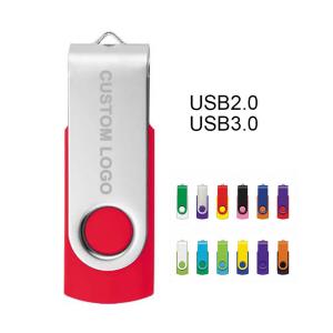 Buy cheap Flash Memory Disk Creative 360 Degree Rotating Personality Flash Drive 64g 32g 16g8g Enterprise Lettering Logo Wholesale USB Flash Drive product