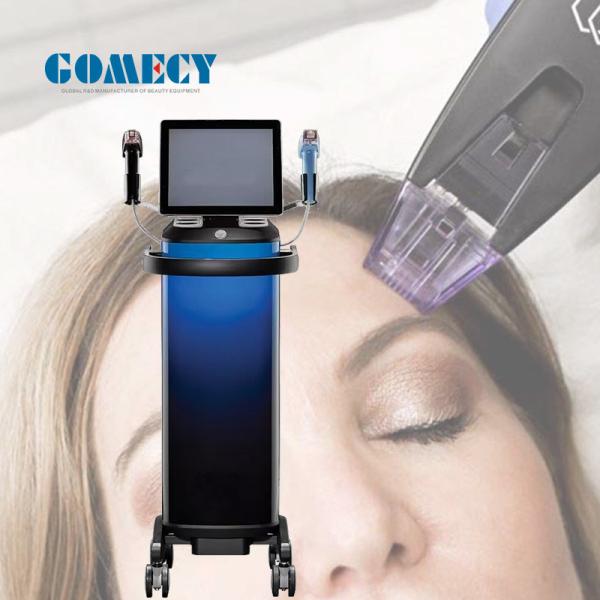 Quality Wrinkle Removal Microneedle RF Machine 300W With Double Handlepiece for sale