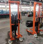661lb 5.24ft Manual Roll Stacker Manual Forklift Truck With Clamp For Paper