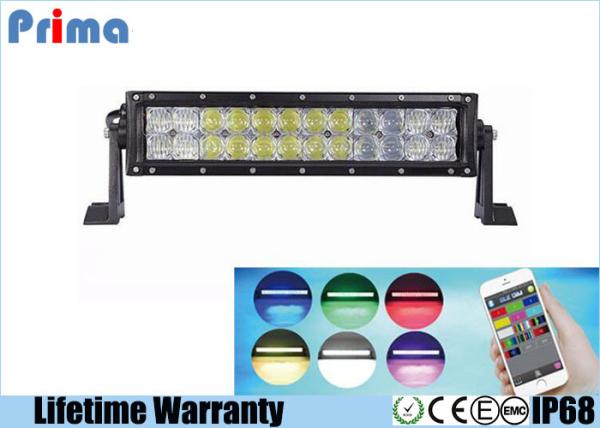 Quality 5D 22 Inch 120W Color Changing LED Light Bar Control By Phone APP Bluetooth for sale
