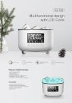 Iceberg LED Clock Alarm Design Aroma Diffuser Manufacturer-Design And Develop-