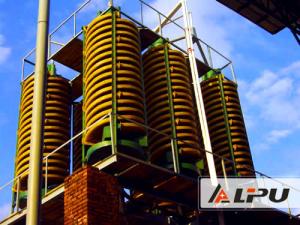 Buy cheap High Performance Mining Spiral Chute Ore Dressing Plant For Gravity Separation product