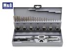 DIN 352 and DIN 223 HSS 32 Pcs Taps and Dies set including M3-M12 taps and Dies