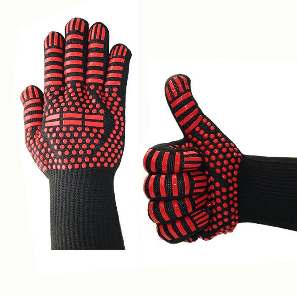 Quality 1472F Heat Resistant Barbecue Gloves BBQ Grill Supplies Fireproof Gloves For Grilling for sale