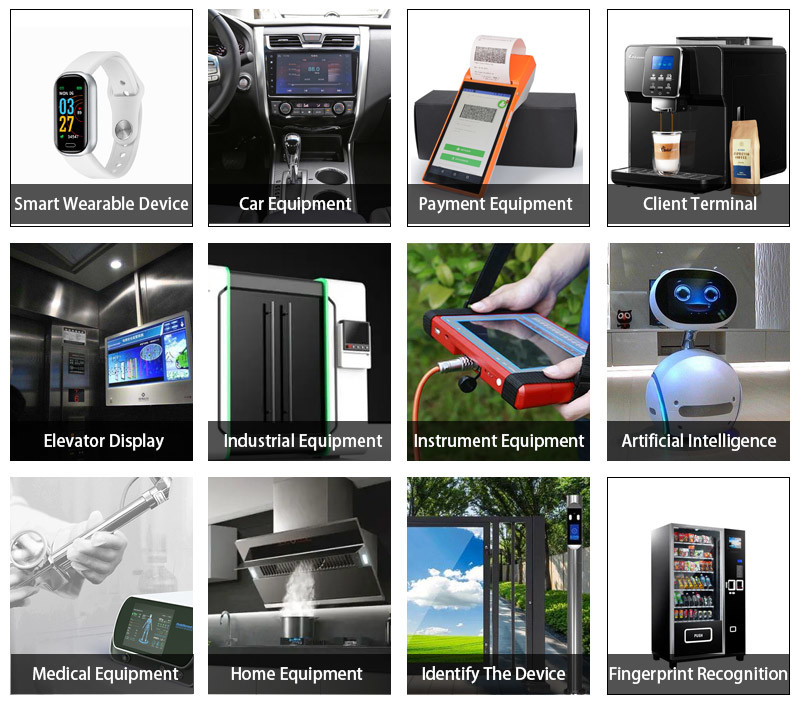 IPS LCD Display 1000 Cd/m2 High Brightness With -30~ 80C Wide Operating Temperature Range