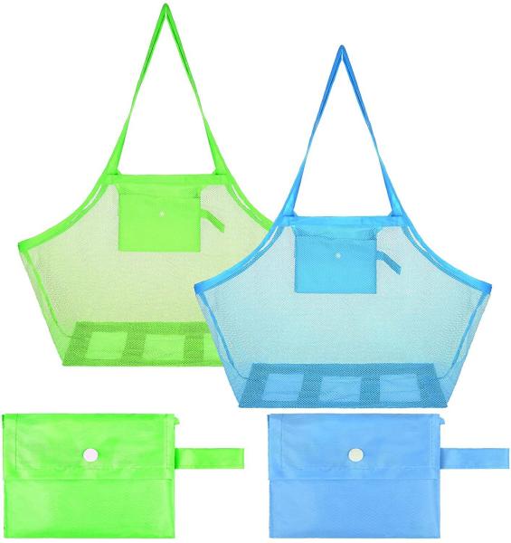 Quality Customized Children'S Large-Capacity Storage Bag Sundries Storage Mesh Beach Bag for sale
