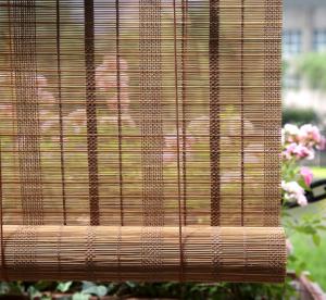 OEM Multilayer 20Wx48L Wooden Woven Bamboo Blinds Roman Shade